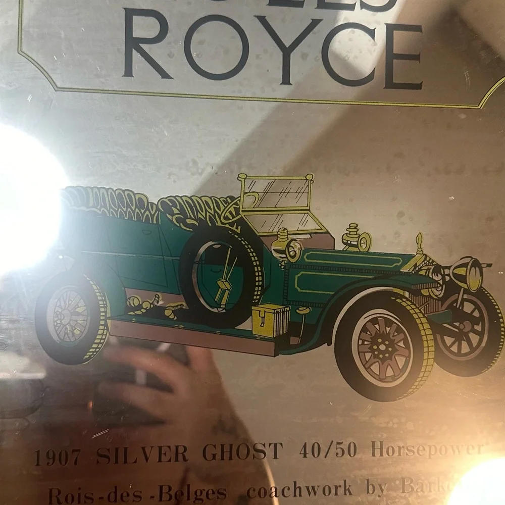 Vintage Rolls-Royce Silver Ghost Mirror
